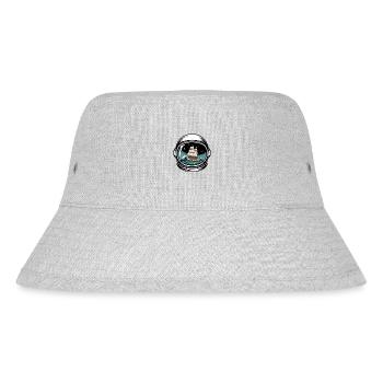 Abenteuerliche Seefahrt im Weltraumhelm - Stanley/Stella recycelter Bucket Hat - Grau meliert - Vorne