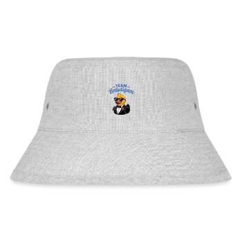 team Braeutigam - Stanley/Stella recycelter Bucket Hat - Grau meliert - Vorne
