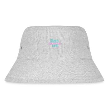 Sterne über mir, Erde unter mir - Stanley/Stella recycelter Bucket Hat - Grau meliert - Vorne