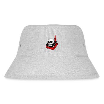 Black Metal - Stanley/Stella recycelter Bucket Hat - Grau meliert - Vorne