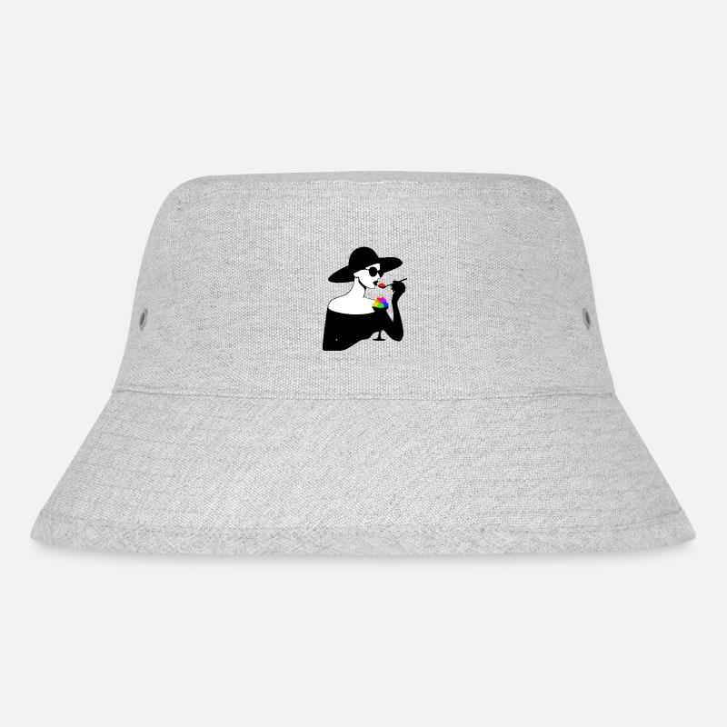 Haute Glace - Stanley/Stella recycelter Bucket Hat - Grau meliert