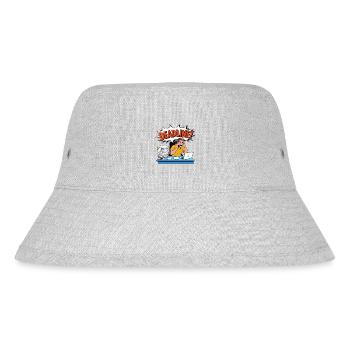 Deadline Stress Illustration - Stanley/Stella Recycled Bucket Hat - heather grey - Front