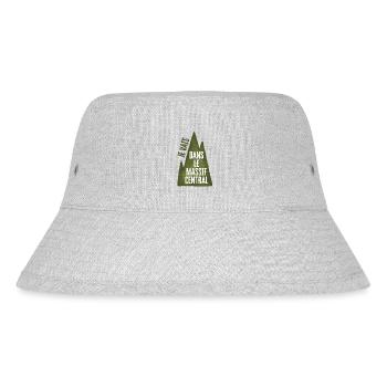 Ich gehe ins Zentralmassiv - Stanley/Stella recycelter Bucket Hat - Grau meliert - Vorne