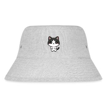 Chat Kawaii aux yeux étoilés - Bob recyclé Stanley/Stella - gris chiné - Devant