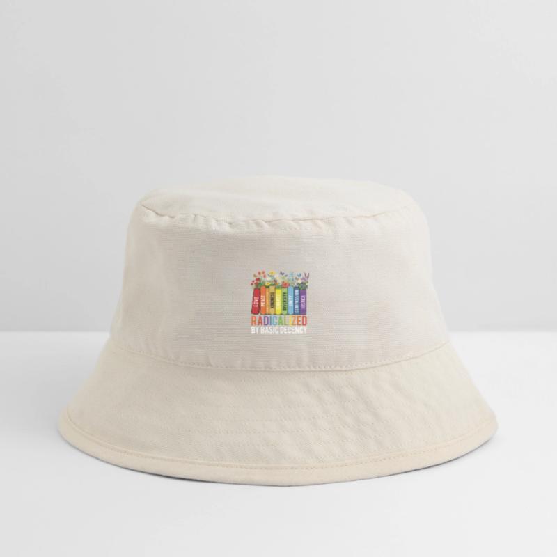 Radicalized Basic Decency Kindness Equality  Stanley/Stella Recycled Bucket Hat