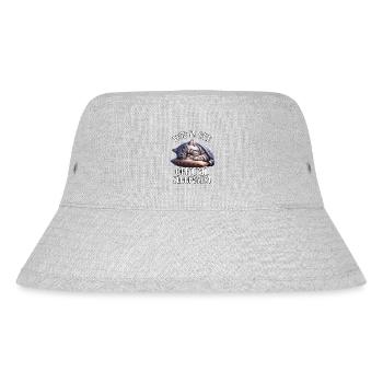 Exotische Kurzhaarkatze Schlafshirt - Stanley/Stella recycelter Bucket Hat - Grau meliert - Vorne