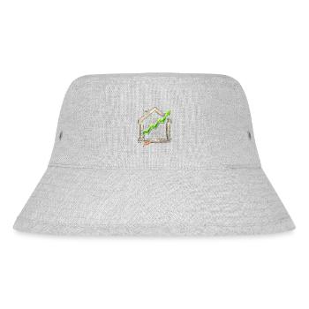 Real Estate Agent Broker - Stanley/Stella Recycled Bucket Hat - heather grey - Front