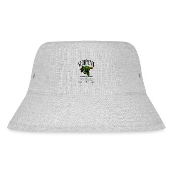 Green Tree Python Modern Reptile Keeper Streetwear - Stanley/Stella Recycled Bucket Hat - heather grey - Front