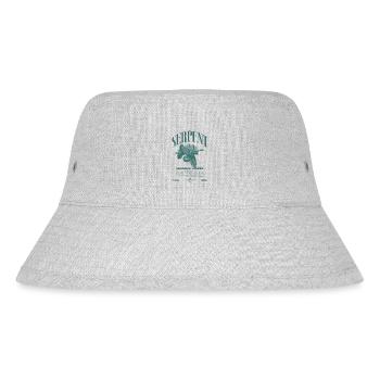 Green Tree Python Modern Reptile Keeper Streetwear - Stanley/Stella Recycled Bucket Hat - heather grey - Front