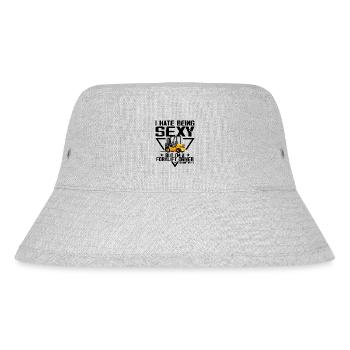 Ich hasse es, sexy zu sein, aber ich bin ein Gabelstaplerfahrer - Stanley/Stella recycelter Bucket Hat - Grau meliert - Vorne