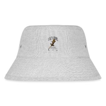 Crested Gecko Streetwear Lizard Keeper - Stanley/Stella Recycled Bucket Hat - heather grey - Front