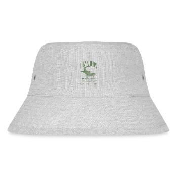 Phelsuma laticauda Day Gecko Lizard Keeper - Stanley/Stella Recycled Bucket Hat - heather grey - Front