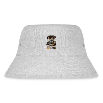 Motorcycle Bikers Motorbike Birthday Born In 1985 - Stanley/Stella Recycled Bucket Hat - heather grey - Front