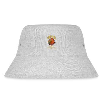 Diskus-Buntbarsch Fish Keeper Moderne Streetwear - Stanley/Stella recycelter Bucket Hat - Grau meliert - Vorne