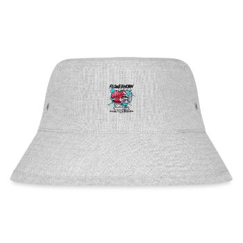 Flowerhorn Cichlid Monster Fish Keeper Streetwear - Stanley/Stella recycelter Bucket Hat - Grau meliert - Vorne