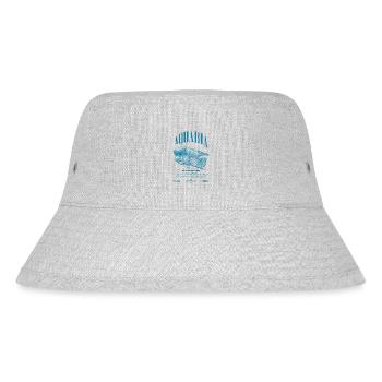 Flowerhorn Cichlid Fish Keeper Streetwear - Stanley/Stella recycelter Bucket Hat - Grau meliert - Vorne