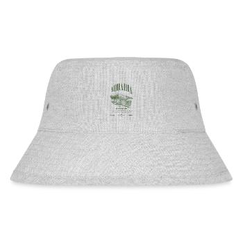 Flowerhorn Cichlid Fish Keeper Streetwear - Stanley/Stella recycelter Bucket Hat - Grau meliert - Vorne
