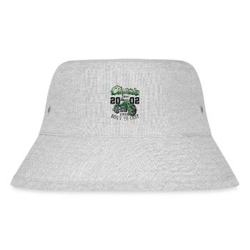 Motorcycle Bikers Motorbike Birthday Born In 2002 - Stanley/Stella Recycled Bucket Hat - heather grey - Front