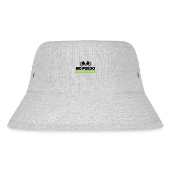 Ich kann nicht, ich habe Padel Tennis Padel Spieler - Stanley/Stella recycelter Bucket Hat - Grau meliert - Vorne