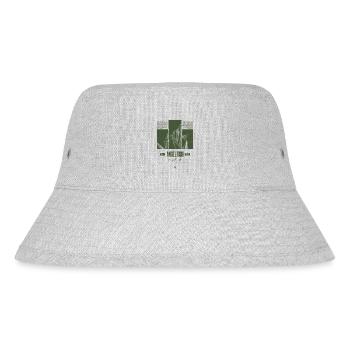 Altum Kaiserfisch Buntbarsch Aquarium Fischhalter - Stanley/Stella recycelter Bucket Hat - Grau meliert - Vorne