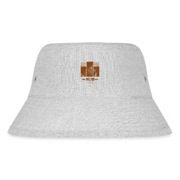 Altum Kaiserfisch Buntbarsch Aquarium Fischhalter - Stanley/Stella recycelter Bucket Hat - Grau meliert - Vorne