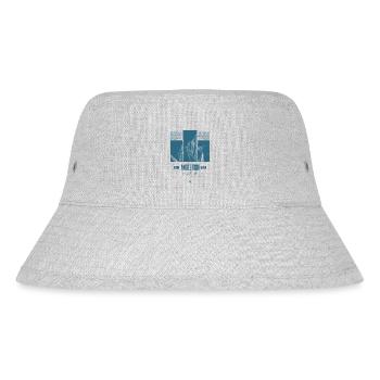Altum Kaiserfisch Buntbarsch Aquarium Fischhalter - Stanley/Stella recycelter Bucket Hat - Grau meliert - Vorne