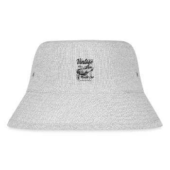 Ich bin nicht alt, ich bin ein Oldtimer, Oldtimer, Jahrgang 2006 - Stanley/Stella recycelter Bucket Hat - Grau meliert - Vorne