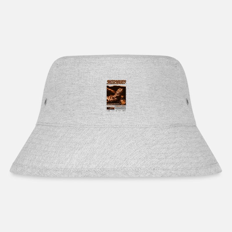 Chinesisches Krokodil Eidechse Shinisaurus Crocodilurus - Stanley/Stella recycelter Bucket Hat - Grau meliert