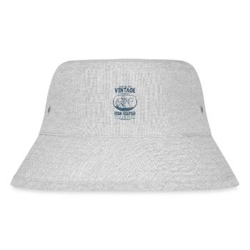 Vintage Fish Keeper Tropical Fish Birthday 1963 - Stanley/Stella Recycled Bucket Hat - heather grey - Front