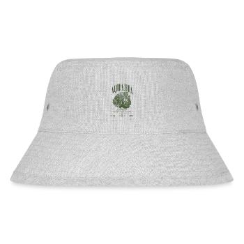 Oscar Fish Water Change Monster Fish - Stanley/Stella Recycled Bucket Hat - heather grey - Front