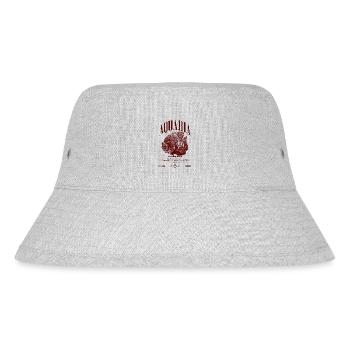 Oscar Fish Water Change Monster Fish - Stanley/Stella Recycled Bucket Hat - heather grey - Front