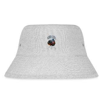 Oscar Fish Water Change Monster Fish - Stanley/Stella Recycled Bucket Hat - heather grey - Front