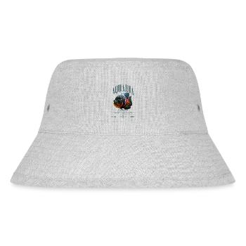 Oscar Fish Water Change Monster Fish - Stanley/Stella Recycled Bucket Hat - heather grey - Front