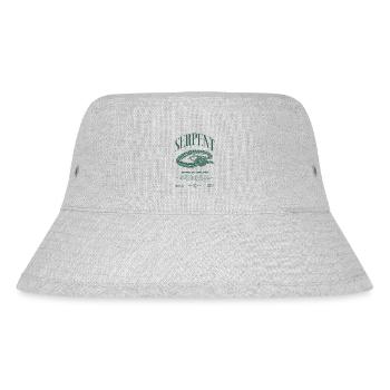 Carpet Python Modern Reptile Keeper Streetwear - Stanley/Stella Recycled Bucket Hat - heather grey - Front