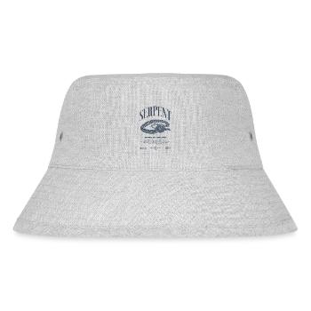 Carpet Python Modern Reptile Keeper Streetwear - Stanley/Stella Recycled Bucket Hat - heather grey - Front