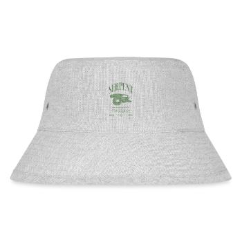 Retikulierte Python Reptile Keeper Streetwear - Stanley/Stella recycelter Bucket Hat - Grau meliert - Vorne