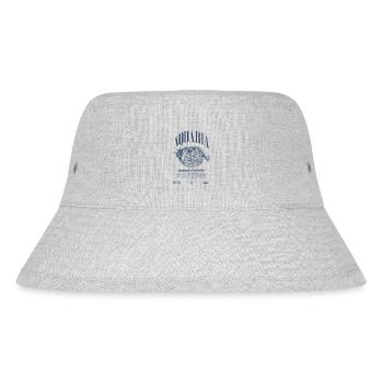 Stachelschwein Kugelfischhalter Moderne Streetwear - Stanley/Stella recycelter Bucket Hat - Grau meliert - Vorne
