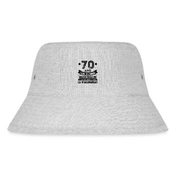 70 ans anniversaire 70 anniversaire cadeau 70 ans - Bob recyclé Stanley/Stella - gris chiné - Devant