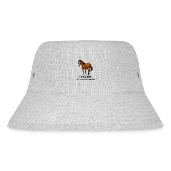 Mon cheval commande - Bob recyclé Stanley/Stella - gris chiné - Devant