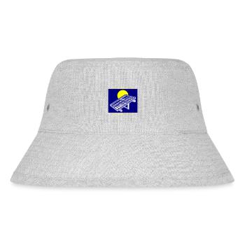 Photovoltaik Anlage Solar Energie - Stanley/Stella recycelter Bucket Hat - Grau meliert - Vorne