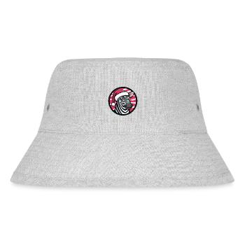 Zebra Christmas Animal - Stanley/Stella Recycled Bucket Hat - heather grey - Front