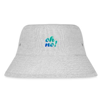 Oh no fasion creator modern - Stanley/Stella recycelter Bucket Hat - Grau meliert - Vorne