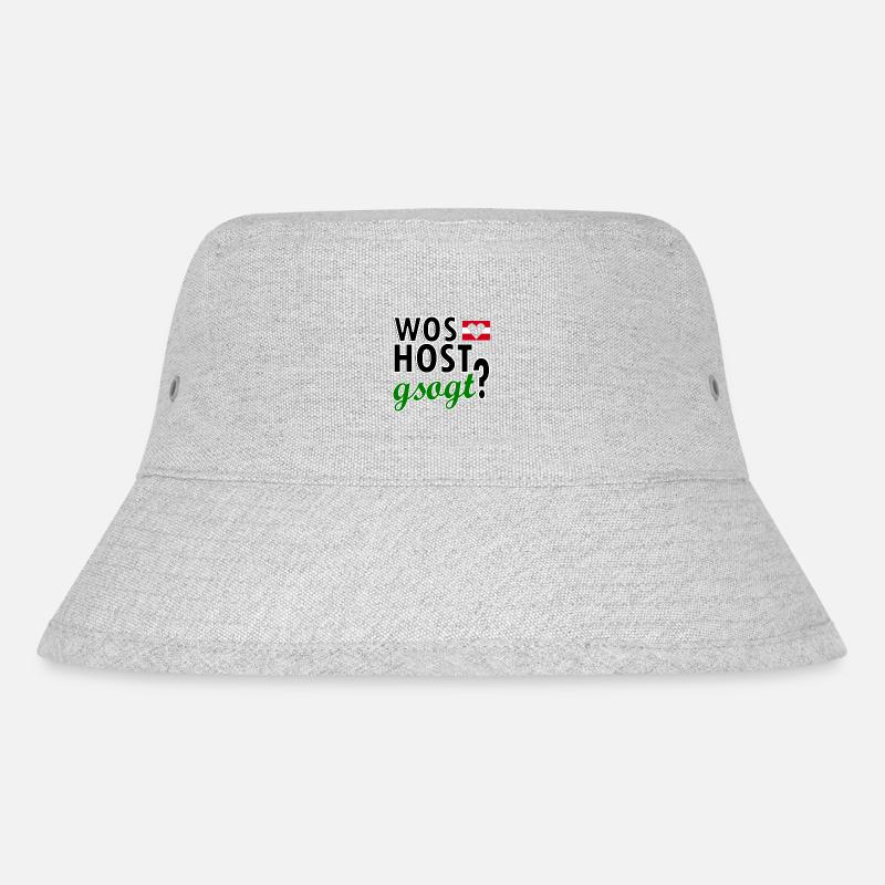 Dialect Dialect Austrian - Stanley/Stella Recycled Bucket Hat - heather grey
