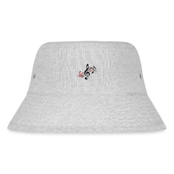 Sheet Music Music - Stanley/Stella Recycled Bucket Hat - heather grey - Front