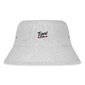 Travel Team - Stanley/Stella Recycled Bucket Hat - heather grey - Front