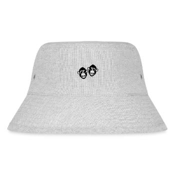 Affen Lustig Cool - Stanley/Stella recycelter Bucket Hat - Grau meliert - Vorne