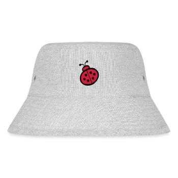 ladybug - Stanley/Stella Recycled Bucket Hat - heather grey - Front