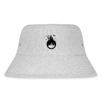 Haunted House - Halloween Design - Stanley/Stella Recycled Bucket Hat - heather grey - Front