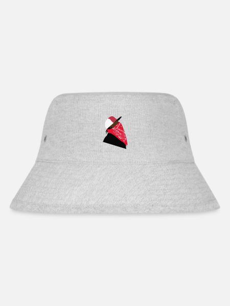 GangsterbyDree - Stanley/Stella recycelter Bucket Hat - Grau meliert