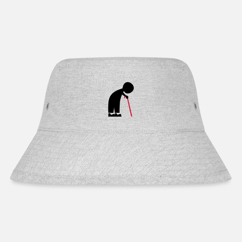 Grandpa - Stanley/Stella Recycled Bucket Hat - heather grey